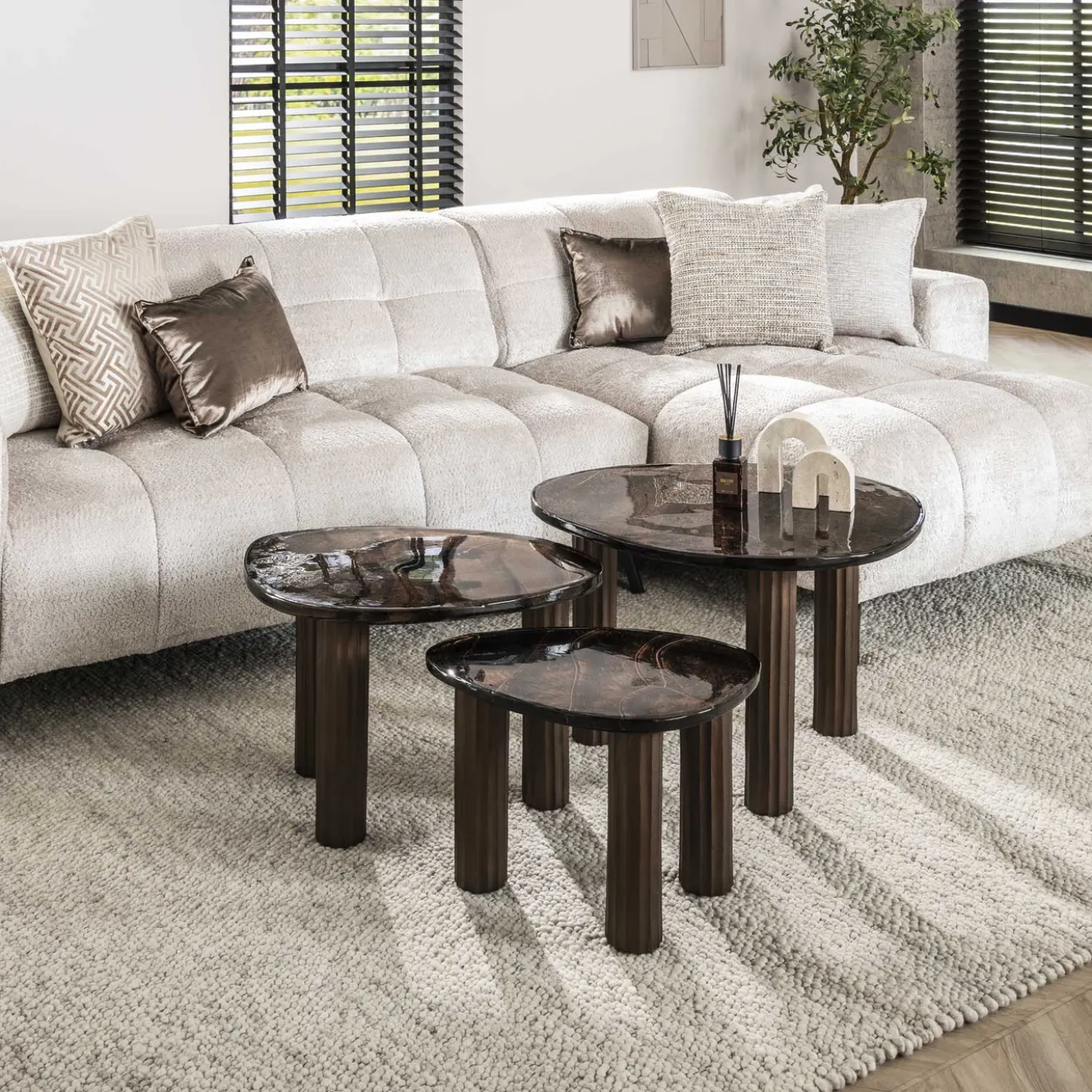 Salontafel Eclipse Koper S - Giga Meubel