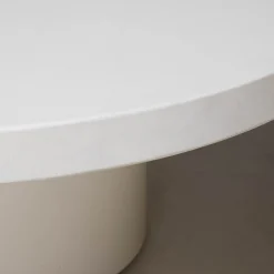 Salontafel Eden Rond Beige 65cm - Giga Meubel