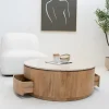 Salontafel Elan met Lades Marmer Naturel - Giga Meubel