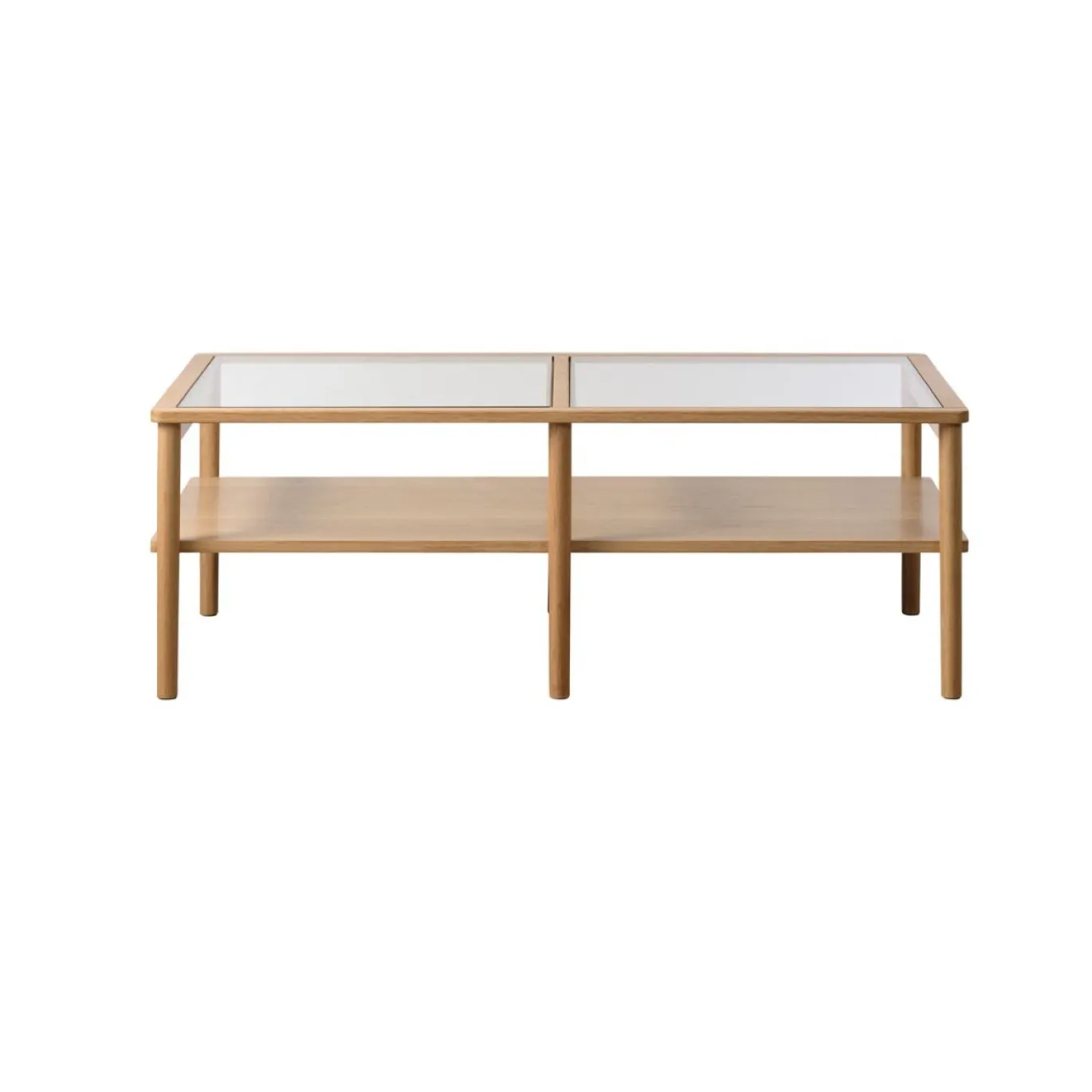 Salontafel Elba Salontafel Naturel Eiken 60x120cm - Giga Living