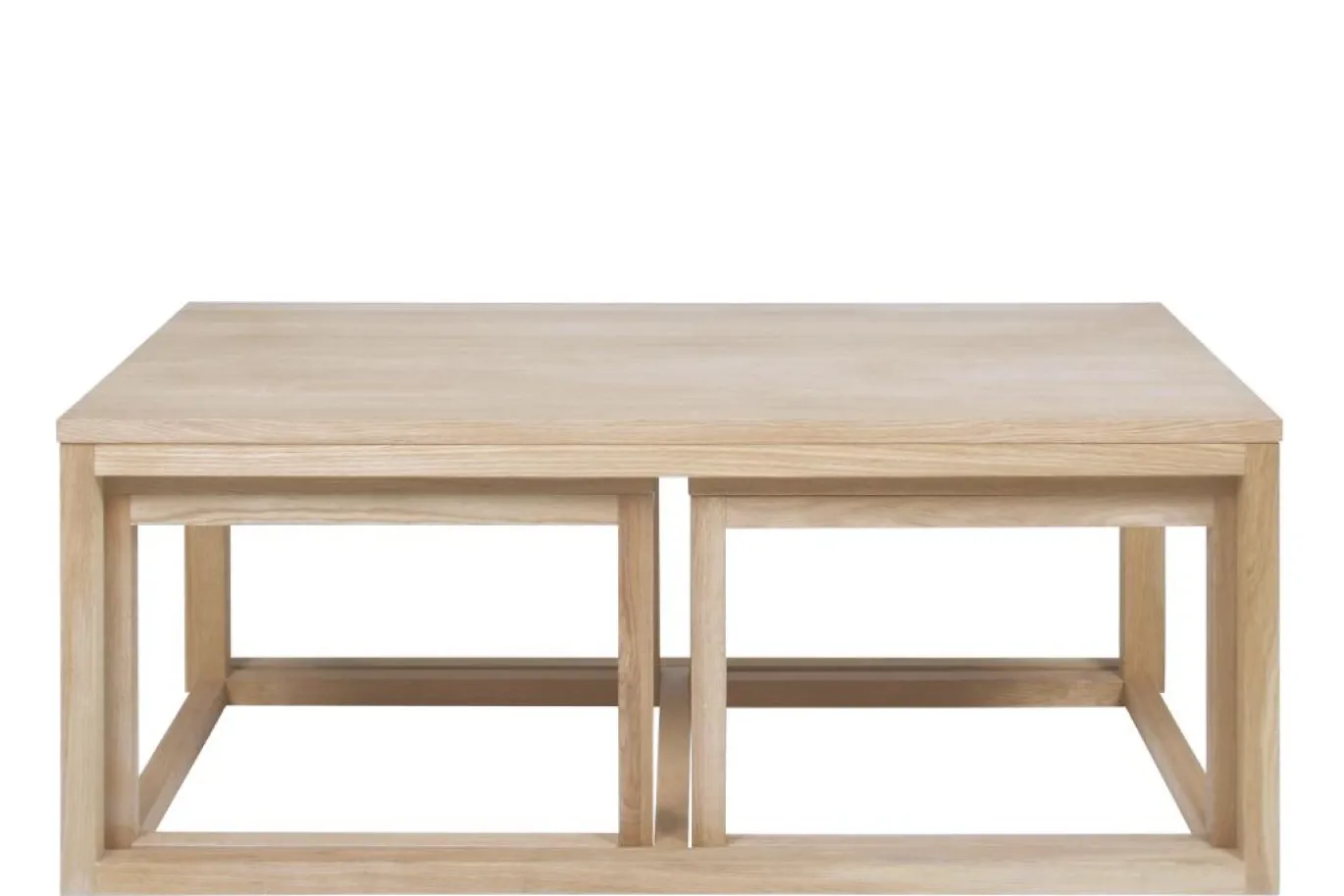 Salontafel Elvik Eikenfineer Wit 120cm - Giga Living