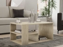 Salontafel Eros Travertinlook 80cm