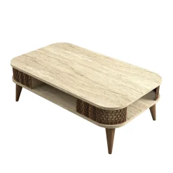 Salontafel Eylul Travertinlook 105cm