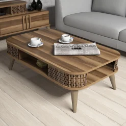 Salontafel Eylul Walnoot 105cm