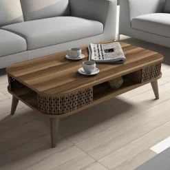 Salontafel Eylul Walnoot 105cm