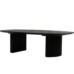 Salontafel Feline Zwart 130cm - Giga Meubel