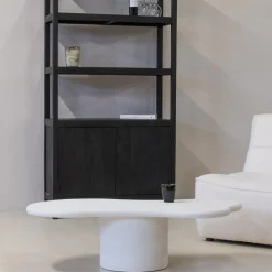 Salontafel Flow Off White 120cm - Giga Living