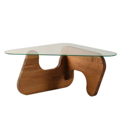 Salontafel Freya Glas/Bruin