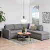 Salontafel Gerrit Paper Mat Wild Eiken Ø80x45cm - Giga Living