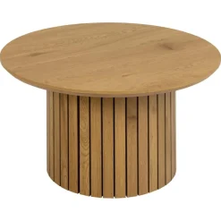 Salontafel Gillan Ø80cm Naturel - Giga Living