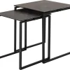 Salontafel Glentruan Zwart 50cm Keramisch - Giga Living