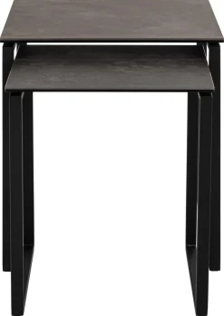 Salontafel Glentruan Zwart 50cm Keramisch - Giga Living