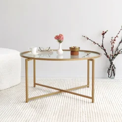 Salontafel Gold Sun Rond