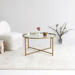 Salontafel Gold Sun Rond