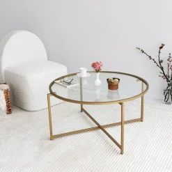 Salontafel Gold Sun Rond