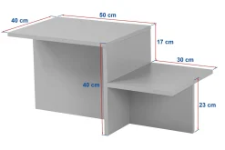 Salontafel Harmony Grijs