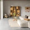 Salontafel Harrie Glas Naturel Ø82x40cm - Giga Living