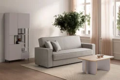Salontafel Hillary 100cm Eiken Crème/eiken Edge - Giga Meubel