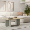 Salontafel Hillary 100cm Eiken Groen/eiken Edge - Giga Meubel