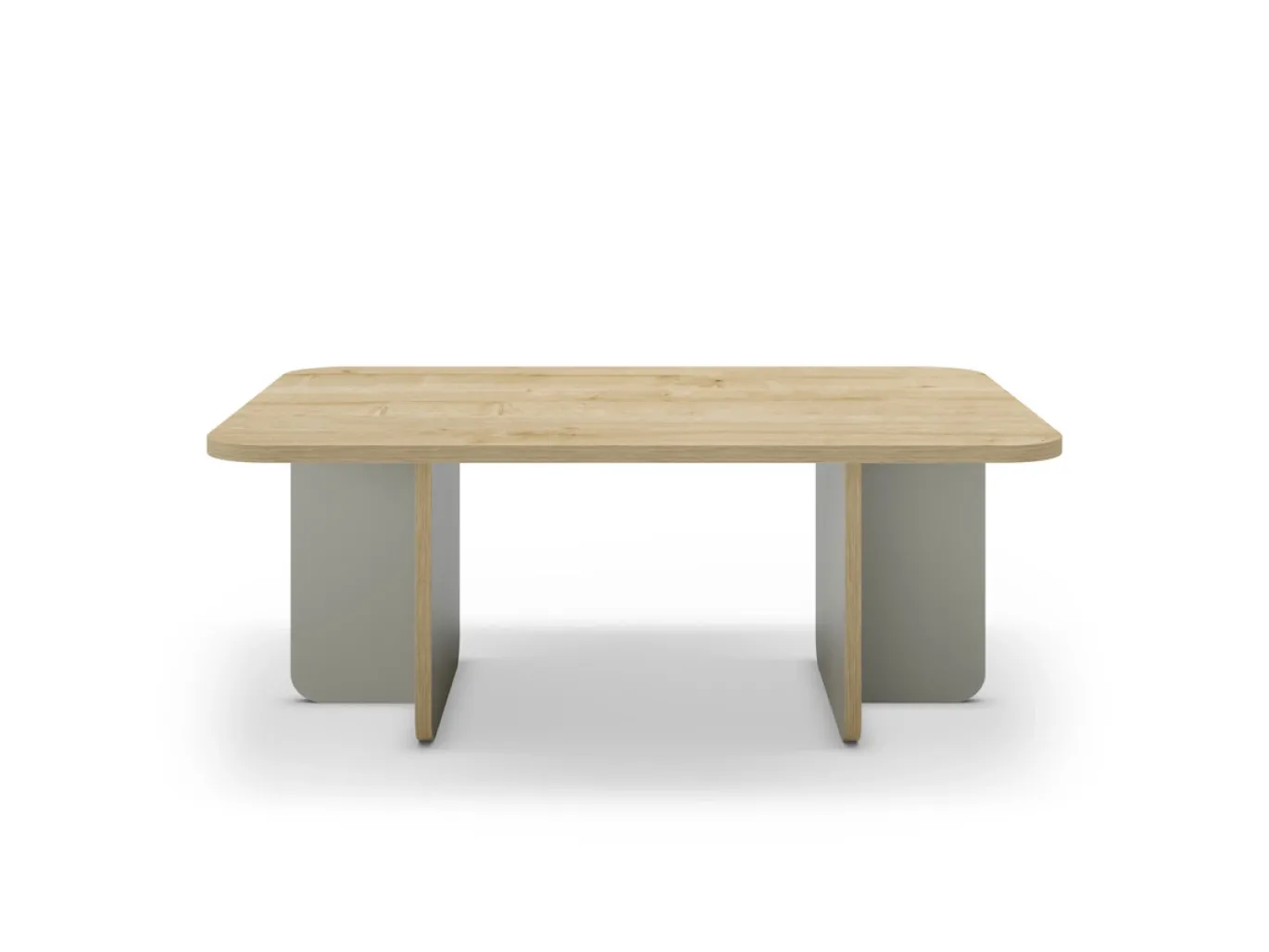 Salontafel Hillary 100cm Eiken Groen/eiken Edge - Giga Meubel