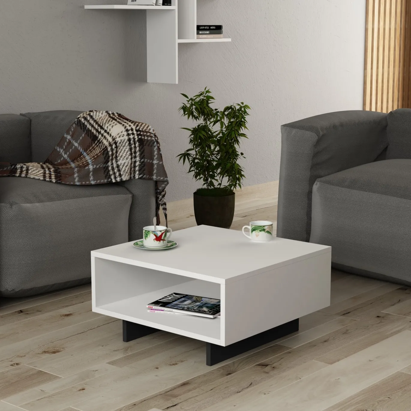 Salontafel Hola Wit 60cm