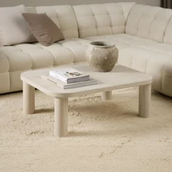 Salontafel In-Beom Beige 100x75x36cm MDF - Giga Living