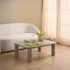 Salontafel In-Beom Paper Grijs Marmer 100cm - Giga Living