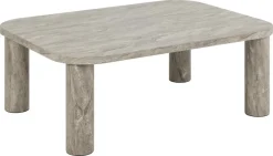 Salontafel In-Beom Paper Grijs Marmer 100cm - Giga Living