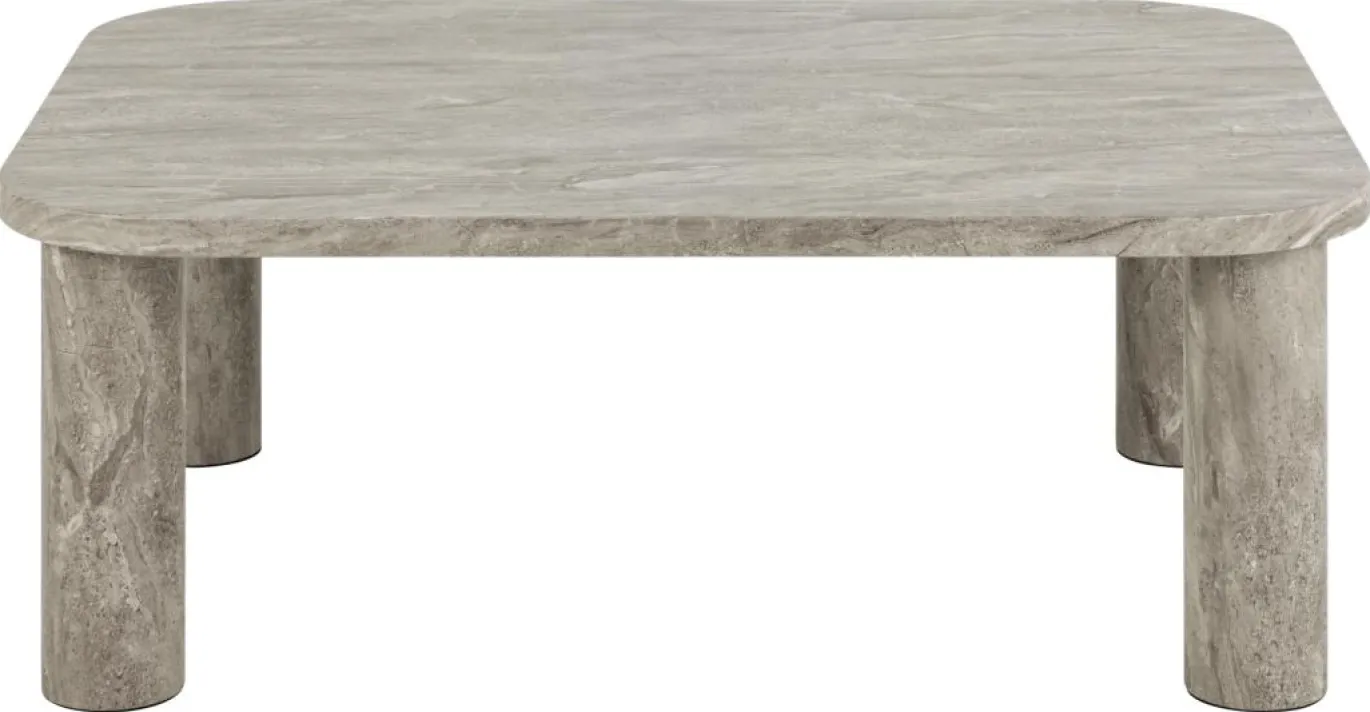 Salontafel In-Beom Paper Grijs Marmer 100cm - Giga Living