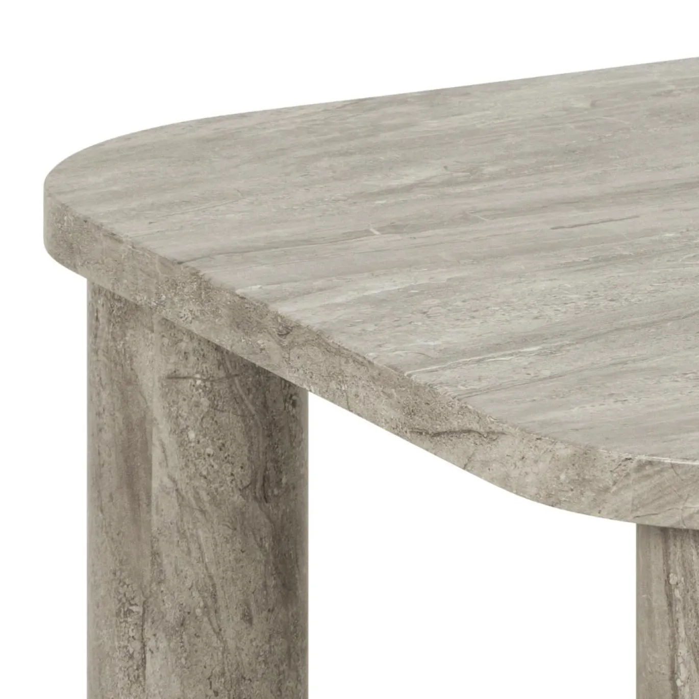 Salontafel In-Beom Paper Grijs Marmer 100cm - Giga Living