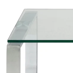 Salontafel Jasper Rechthoekig Glas Transparant Set 115cm - Giga Living