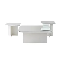 Salontafel Jazz Wit Set van 3