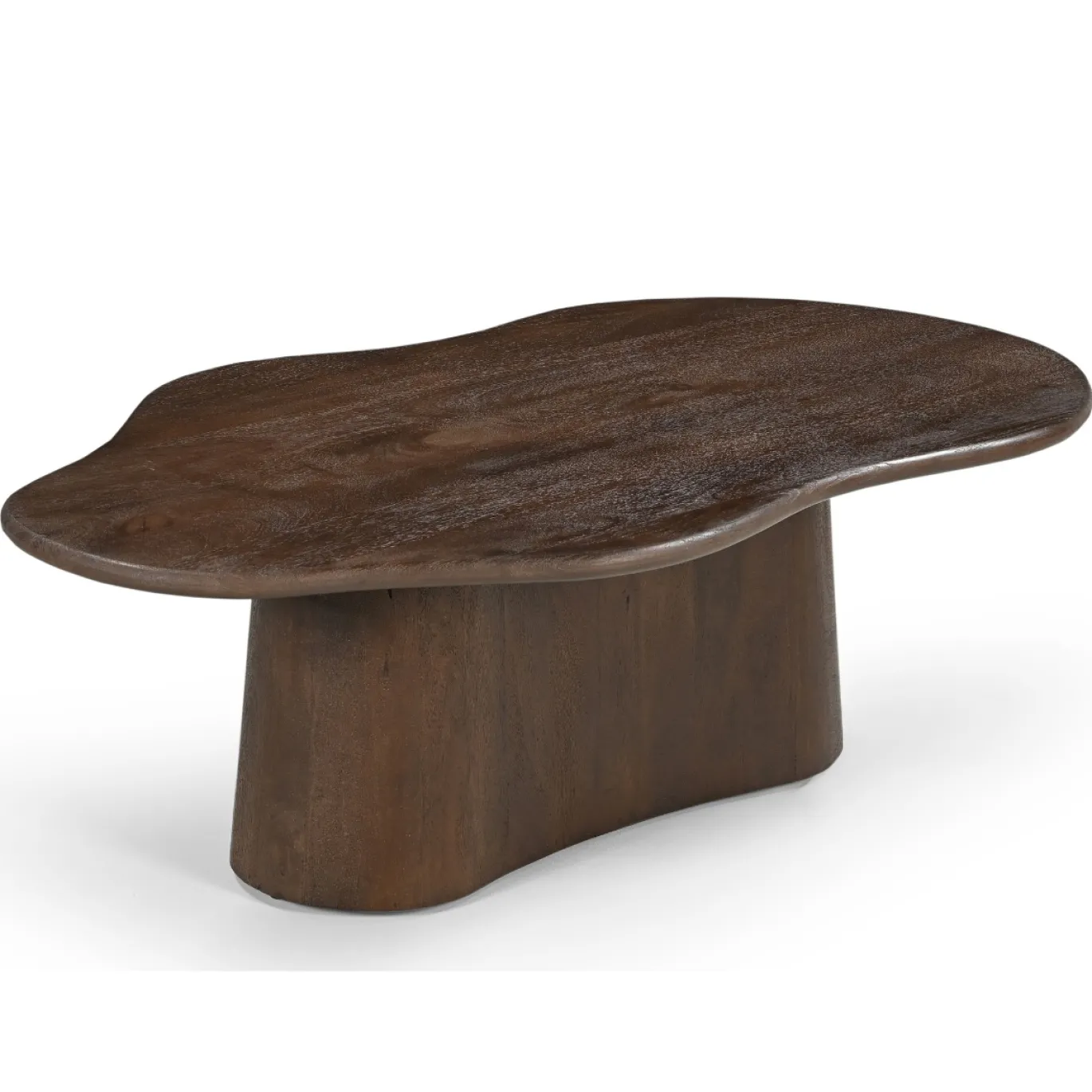 Salontafel Jessie Organisch Walnoot 120cm - Giga Meubel