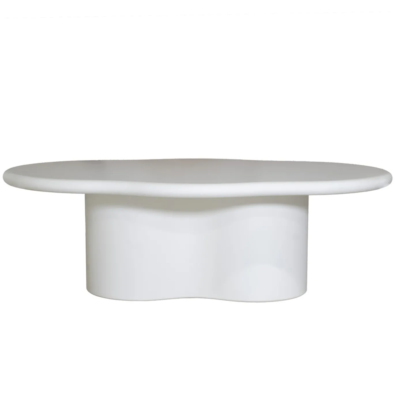 Salontafel Jessie Organisch Off-White 120cm - Giga Meubel