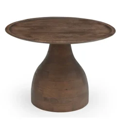 Salontafel Joji Walnoot Ø60cm - Giga Meubel