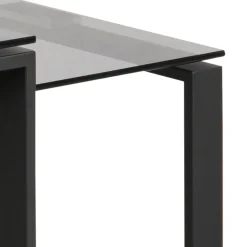 Salontafel Jordis Glas Smoked 115cm - Giga Living