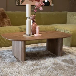 Salontafel Juro Naturel Deens Ovaal 120cm - Giga Meubel