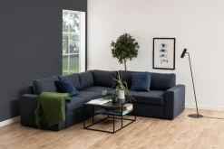 Salontafel Keaton Zwart 90cm - Giga Living