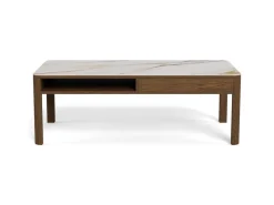 Salontafel Lawson Keramiek Crème 130cm - Giga Living