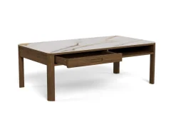 Salontafel Lawson Keramiek Crème 130cm - Giga Living
