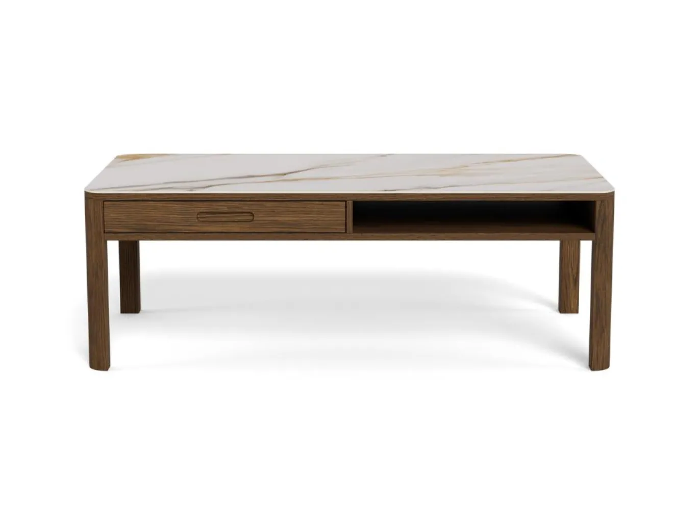 Salontafel Lawson Keramiek Crème 130cm - Giga Living
