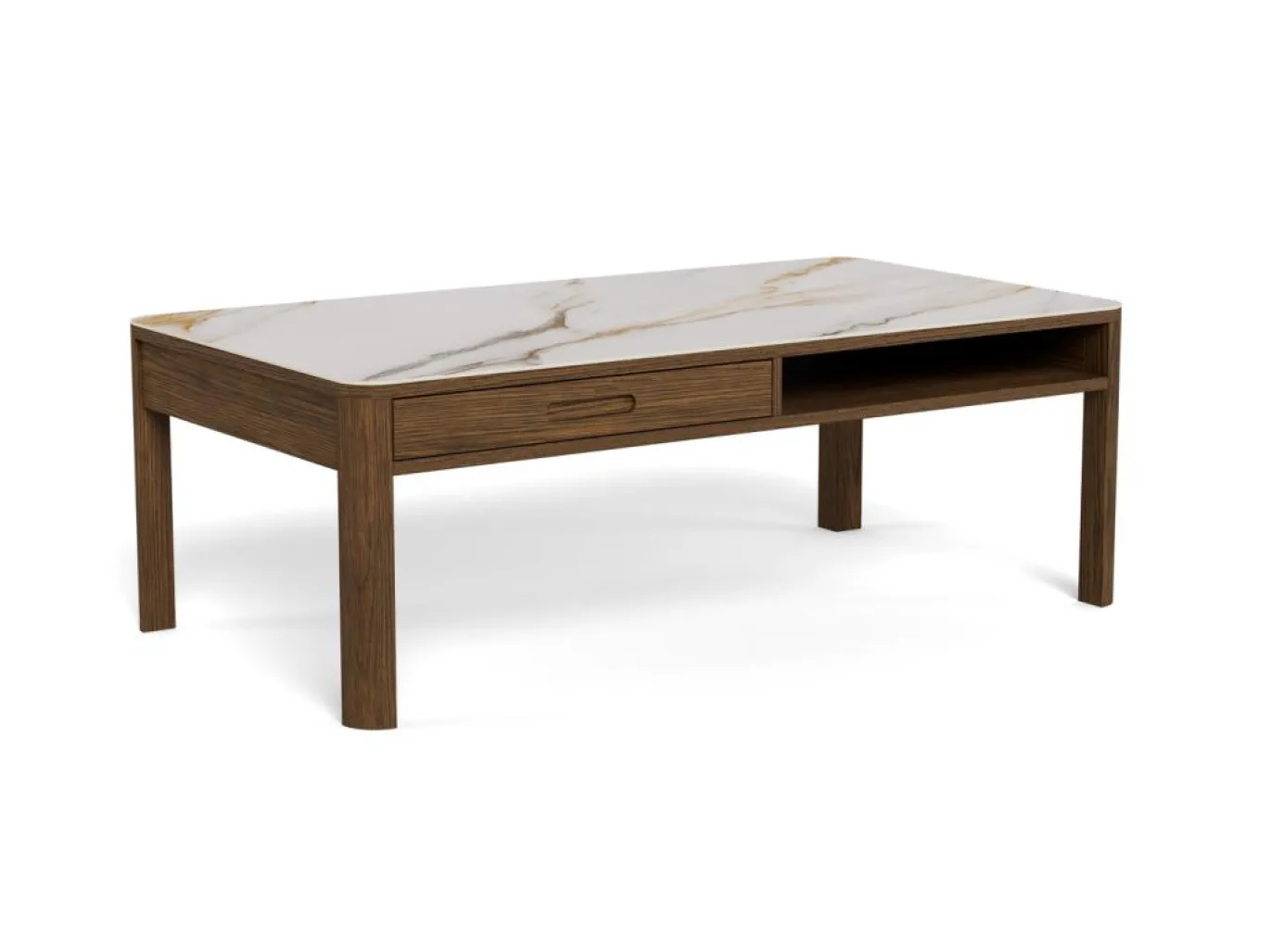 Salontafel Lawson Keramiek Crème 130cm - Giga Living