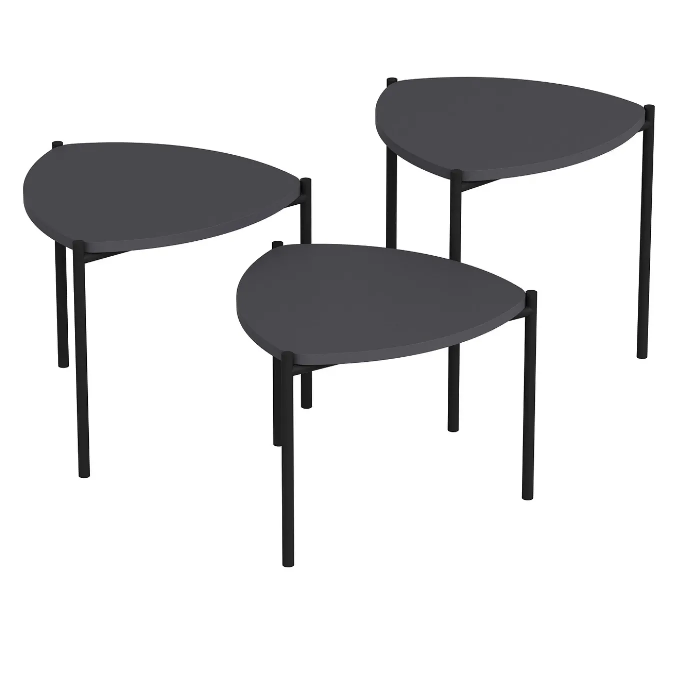 Salontafel Lenny Antraciet