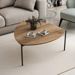 Salontafel Lenny Walnoot 90cm