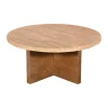Salontafel Leno Travertin Naturel Set van 2 - Giga Meubel