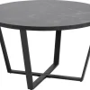 Salontafel Liam MDF Zwart Ø77cm - Giga Living