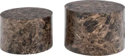 Salontafel Lima Bruin Ø58x40cm MDF - Giga Living