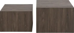 Salontafel Lima Bruin 58x58x40cm MDF - Giga Living