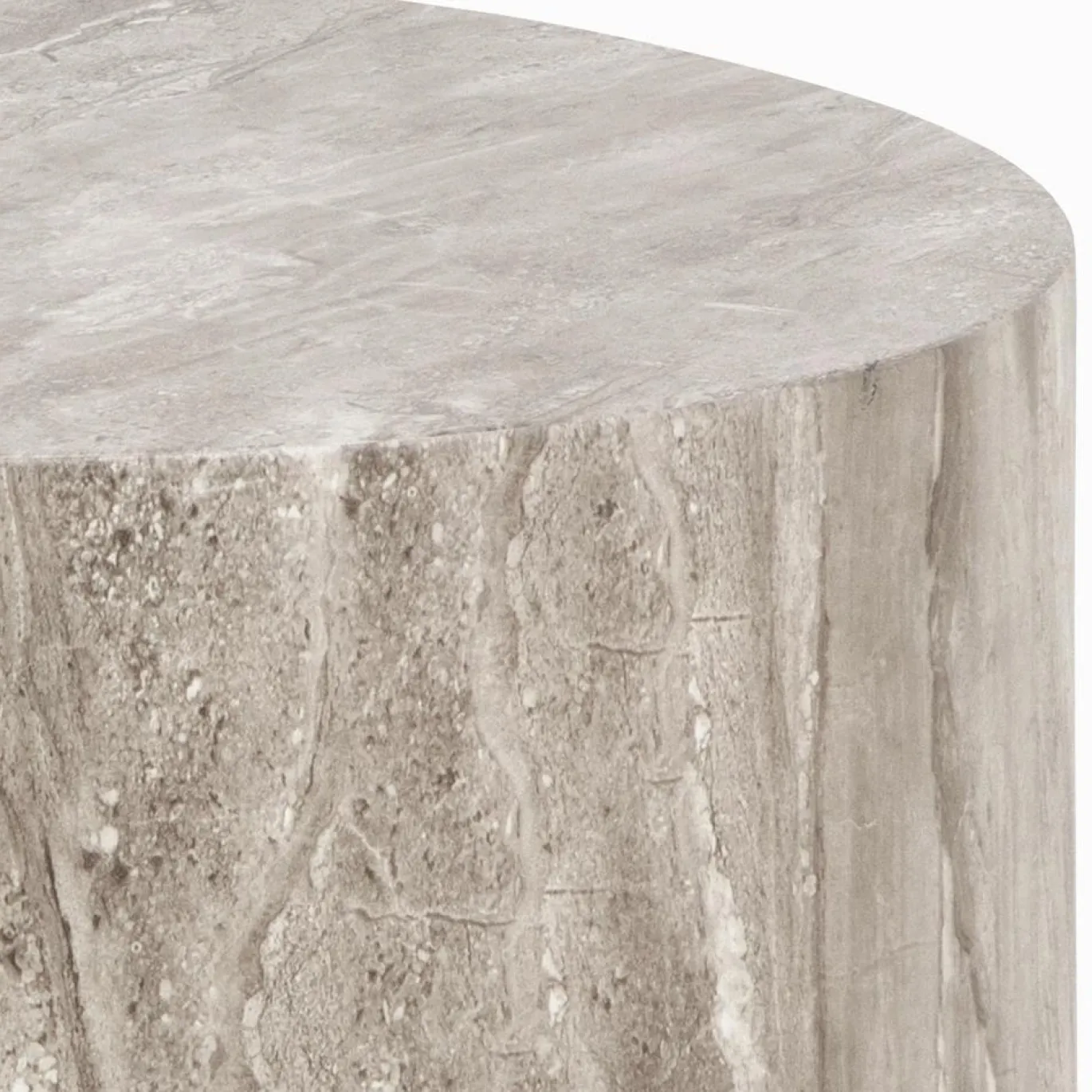 Salontafel Lima Grijs Ø58x40cm MDF - Giga Living