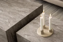 Salontafel Lima MDF Grijs Marmerlook Set van 2 - Giga Living